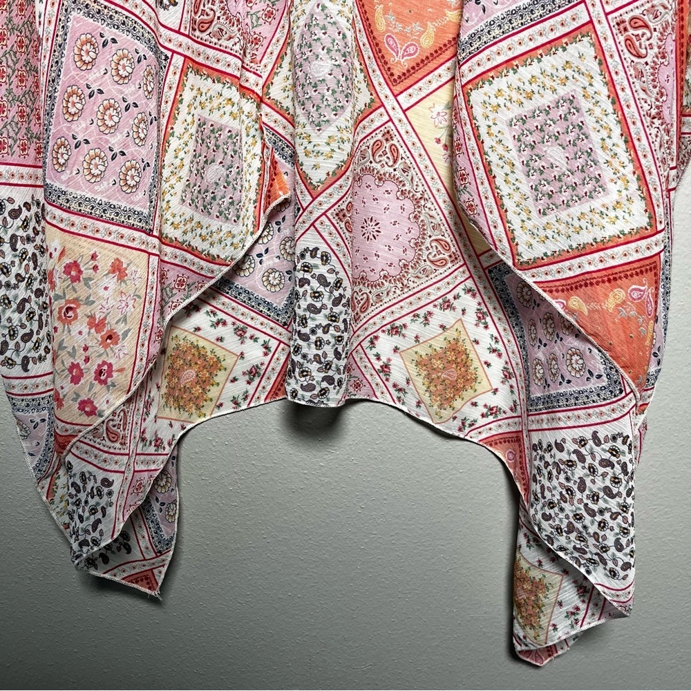 Earthbound Women Mixed Print Patchwork Floral Dus… - image 6